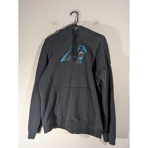 NIKE NFL Carolina Panthers Mens Black Hoodie Sz L Football Sports Outdoor LOGO